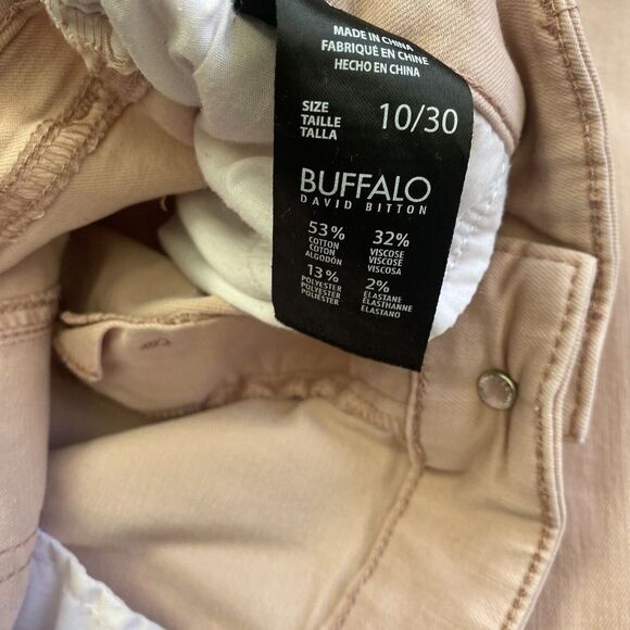 Buffalo David Bitton Women’s AUBREY Mid Rise Pink Ankle Jeans Stretch Size 10/30 - Picture 15 of 16
